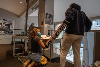 Climate Activists Occupy Wells Fargo Global Headquarters:April 25, 2022